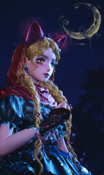 Mad red riding Wolf image