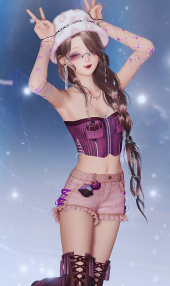 Rave girl image