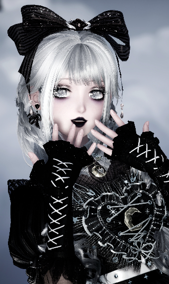 Bratty Black and White image