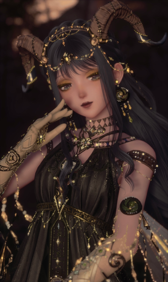 Dark Green Horn Fairy image