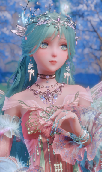 Pink Green Fairy image