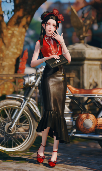 Leather Bow image