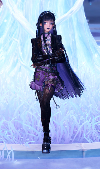 purple goth image