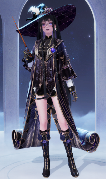 Purple witch image