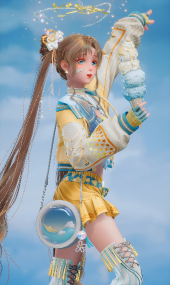 starry cheerleader image