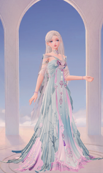 Elegance at the lotus pond image