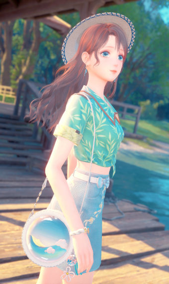 by the shore image
