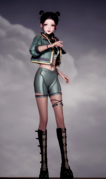casual alt girl image