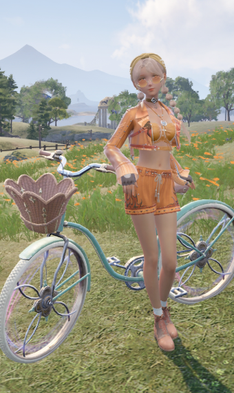Tangerine Cyclist image
