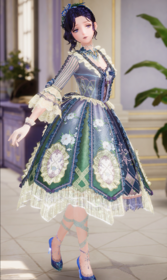 Mademoiselle Paon, the Peacock Courtier image