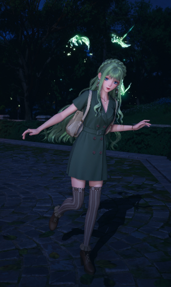 Serene green image