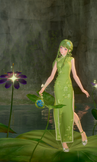 Green on Green image