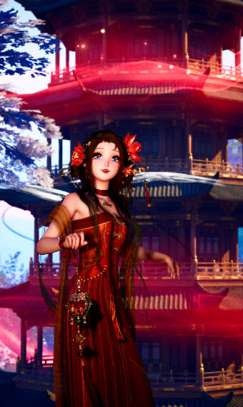 Lady in Red image