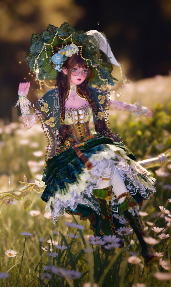 Green Witch (Floating Outfit) image
