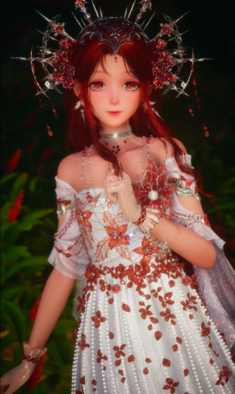 Crimson Flower Maiden image