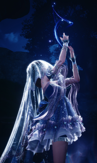 Prophet in starry sea image