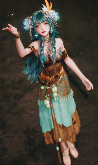 turquoise flowers image