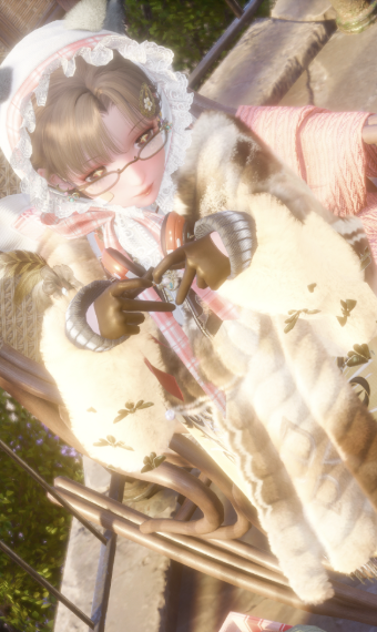 When life gives you fur, U make a knitting outfit image
