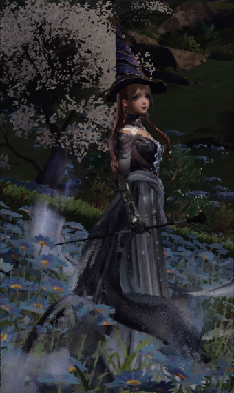 The town's witch image