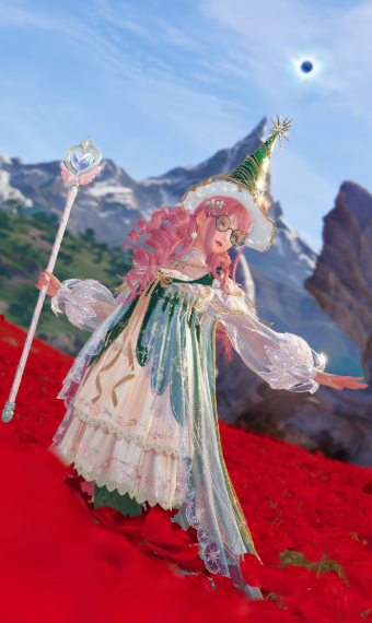 Witch Hat Atelier inspired Magical Girl image