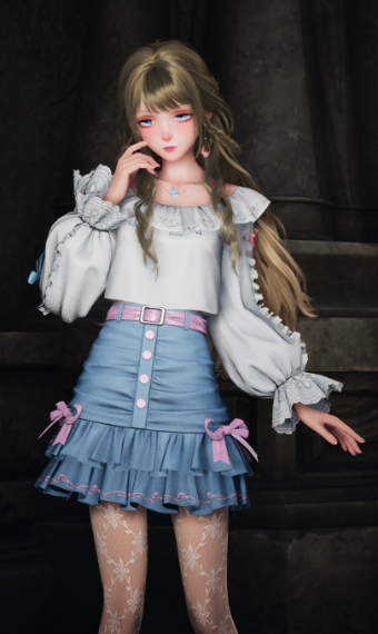 Blue White image