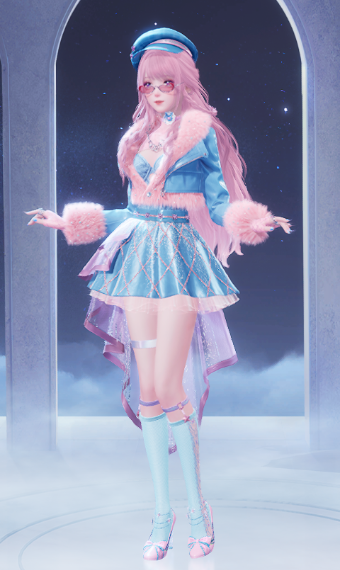 Lovely in Pinks and Blues image