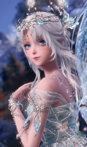 Mint Rainbow Dress Fairy image