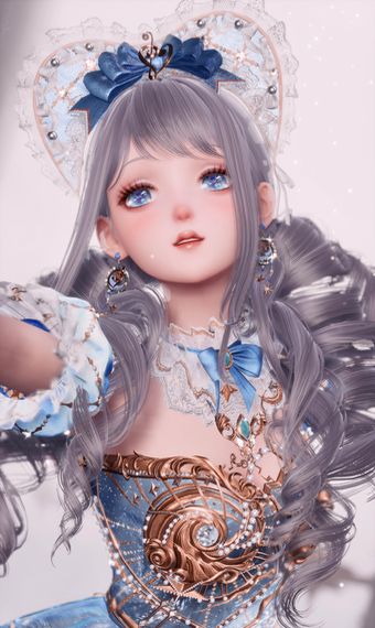 Blue Gold Key Dress image