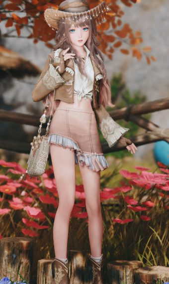 Boho cowgirl image