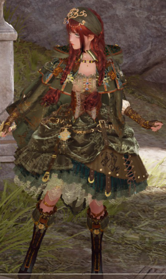 Green pirate lady image