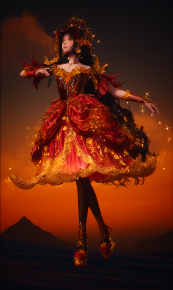 Golden Carmine Melody image