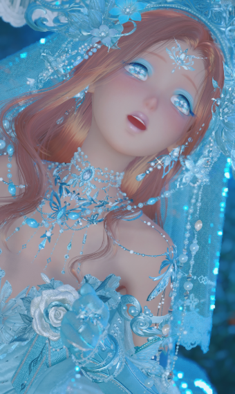 Blue at the Alter image