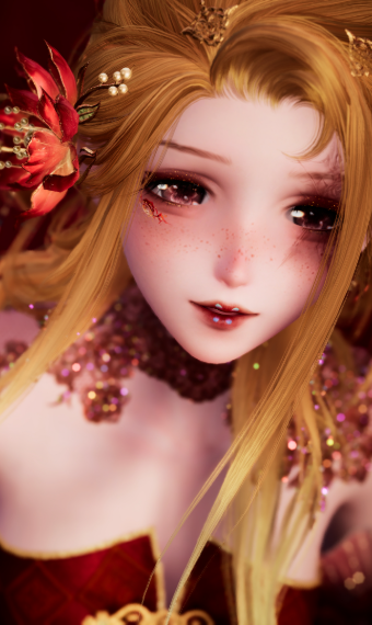Crimson Flower image