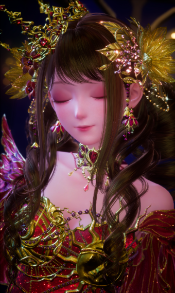 Starry Carmine Princess image