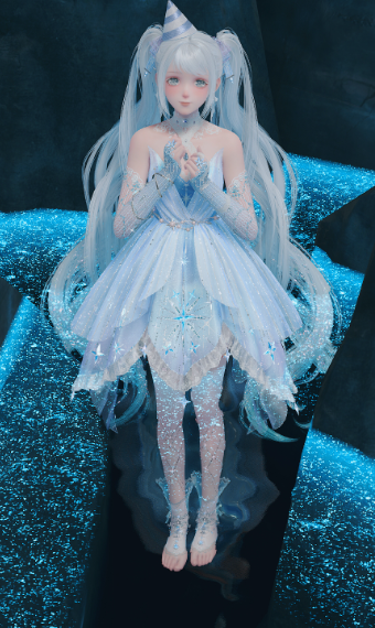 Chilling in Glitter water. Yes image
