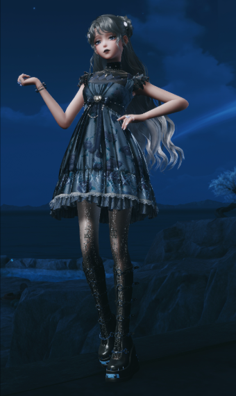 Blue Punk Babydoll image