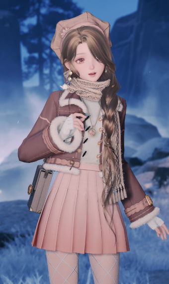 Wintry path image