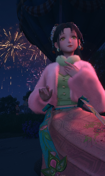 Floral Fireworks Night image