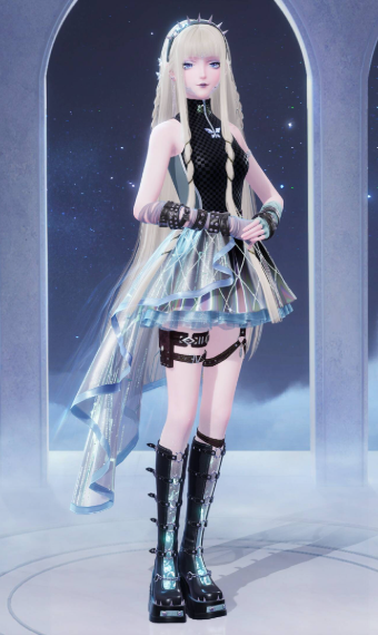 Alien girl image