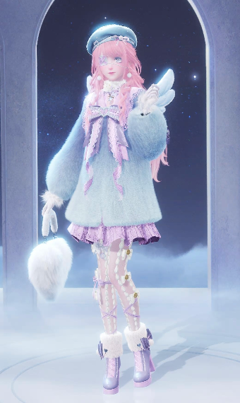 Soft Kawaii Winter Angel image