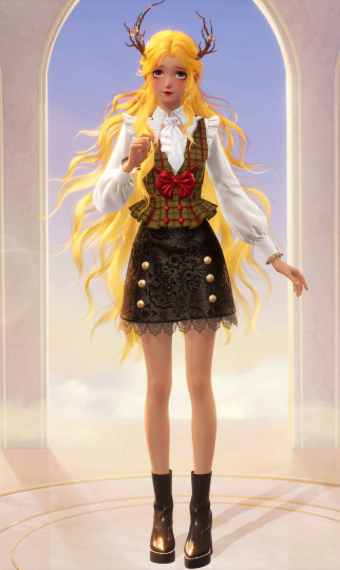 Noelle Holiday (Light World) - Deltarune Cosplay image