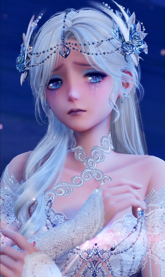 Blue Scallop Dress image