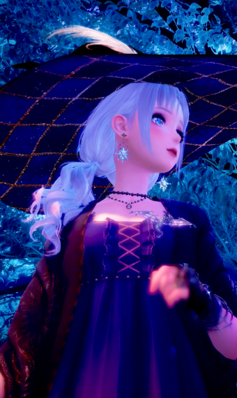 Purple witch image