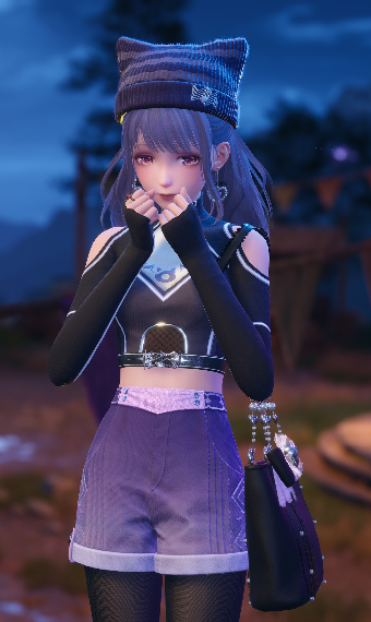 Purple Hot Topic Fan image
