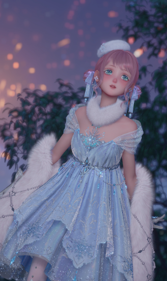 Winter crystal image