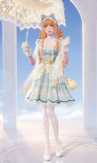Little lady on a stroll image