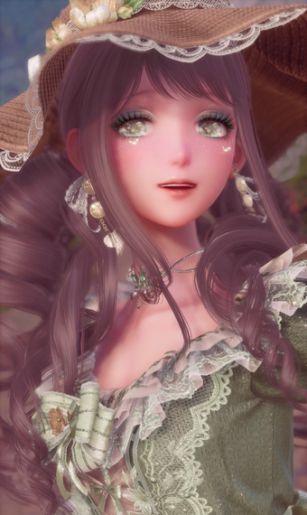 Green Frilly Dress image