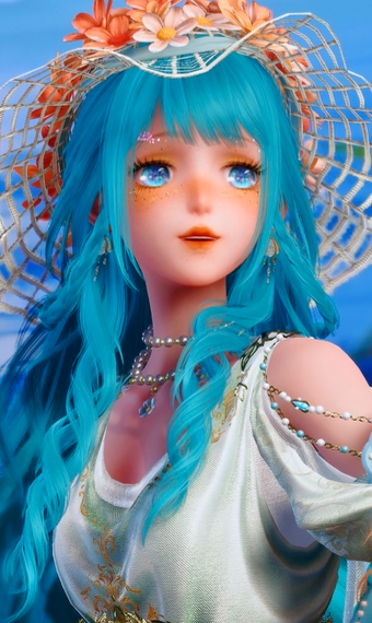 Blue Sleeves Dress image