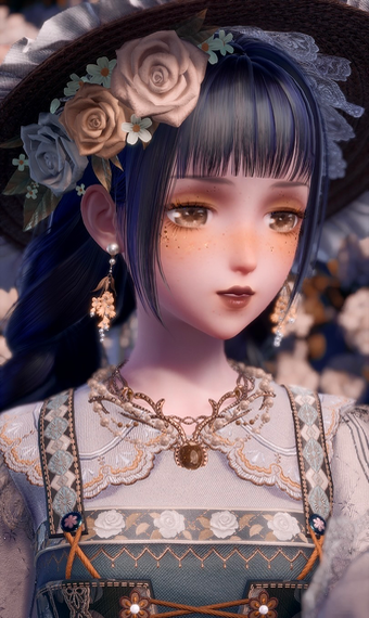 Green Flower Dress image