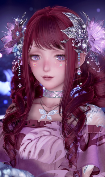 Pink Leaf Dress image